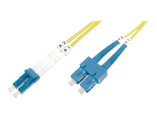 FIBER OPT PATCH CORD SC/LC 2 M