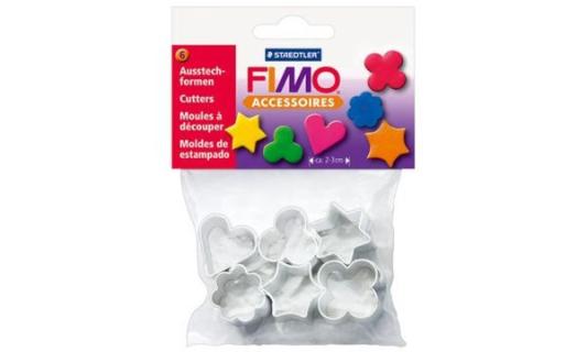 FIMO Ausstechformen für Modellierma sse, aus Metall, 6 Motive (57802173