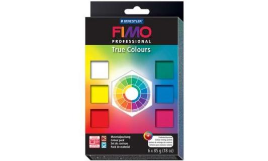 FIMO PROFESSIONAL Modelliermasse-Se t True colours, 6er Set (57890097