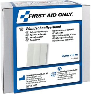 FIRST AID ONLY Pflaster P-10040 weiß