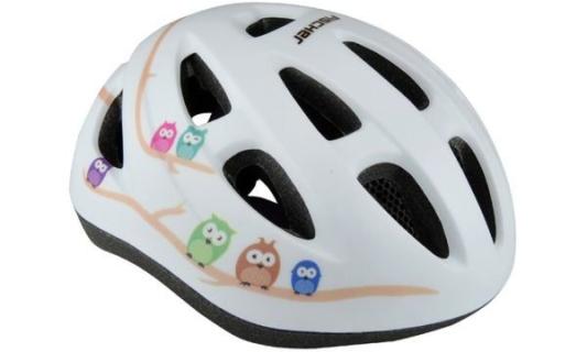 FISCHER Kinder-Fahrrad-Helm Eule, Größe: S/M (11610251)