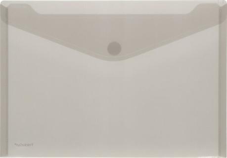 PP-Umschlag A4quer rauch transparent geprägt