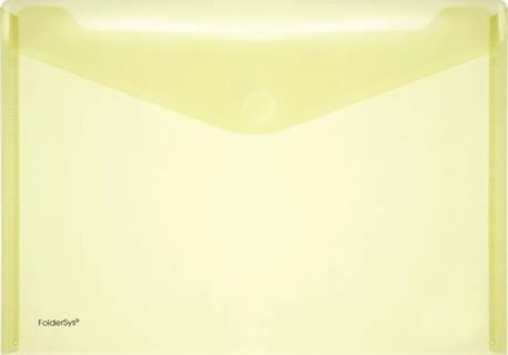 PP-Umschlag A4quer gelb transparent