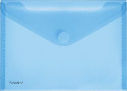 PP-Umschlag A5quer blau transparent