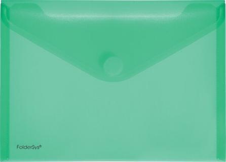 PP-Umschlag A5quer grün transparent