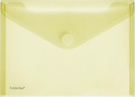 PP-Umschlag A5quer gelb transparent