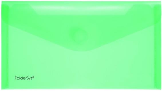 PP-Umschlag LangDIN grün transparent