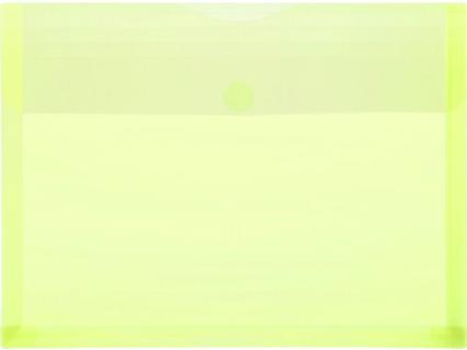 PP-Umschlag A4quer, Dehnfalten gelb transparent