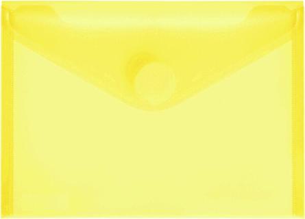 PP-Umschlag A6quer gelb transparent