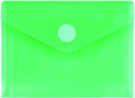 PP-Umschlag A7quer grün transparent