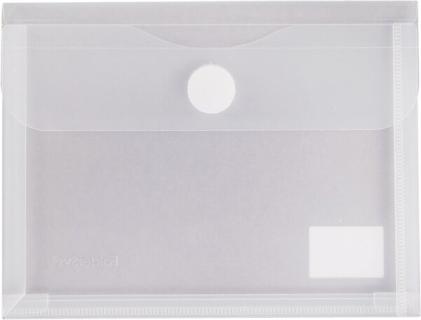 Sichttasche A6, Dehnfalte farblos matt transparent