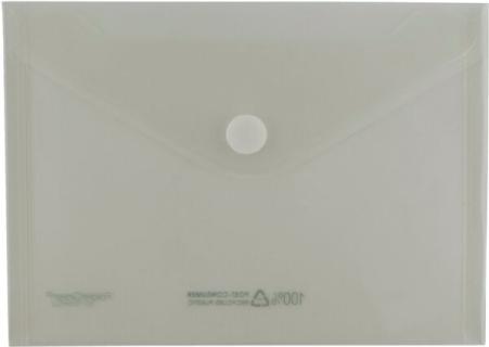 Sichttasche, DIN A5 quer, mit Klett- verschluss, farblos transparent, 100%