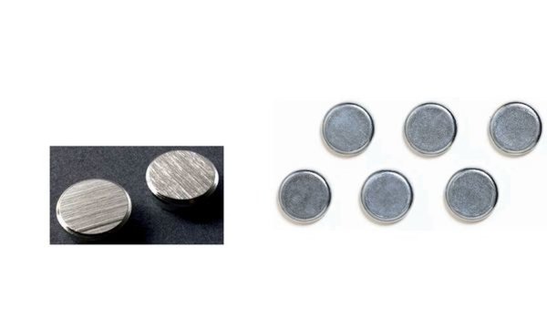 FRANKEN Chrom-Haftmagnet, Haftkraft: 2.000 g, Durchm. 10 mm rund, hohe Haftkraf