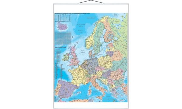 FRANKEN Europakarte, laminiert, 970 x 1.370 mm (70010179)