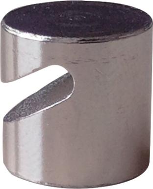 FRANKEN Hakenmagnet silber Drchm. 16 mm Tragfaehigkeit 10,5 kg Werkstoff Neodym
