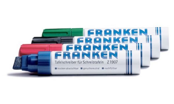FRANKEN JumboMarker, Strichstärke: 4-12 mm, sortiert Keilspitze, Whiteboard-Mar