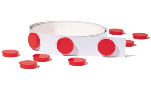 FRANKEN Magnetband, 50 mm x 5 m, se lbstklebend, weiß (70011035)