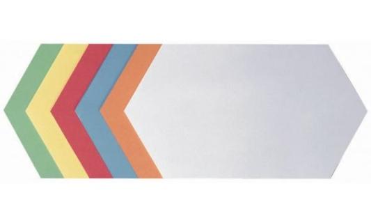 FRANKEN Moderationskarten Waben 16.5 x 29.7 cm farblich sortiert