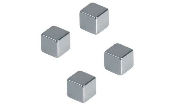 FRANKEN Neodym-Magnetwürfel, Maße: 10 x 10 x 10 mm, chrom (70010551)