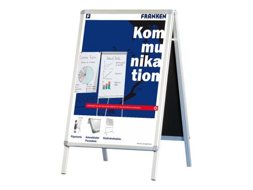 FRANKEN Plakatständer "Standard", DIN A2, 420 x 594 mm für den Außen- und Innen