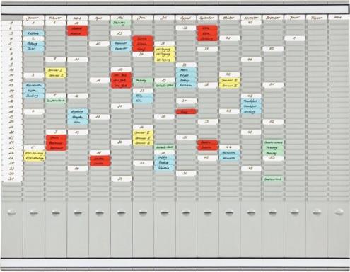 FRANKEN T-Kartentafel Universal Planer (B)1.003 x (H)783 mm Rahmen: Kunststoff,