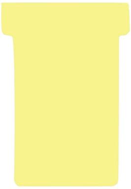FRANKEN T-Steckkarten 4,8cm gelb; 1 Pack = 100 St.