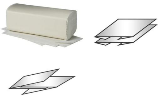 FRIPA Handtuchpapier, 250 x 330 mm, C-Falz, weiß 2-lagig, aus 100% Recyclingpap