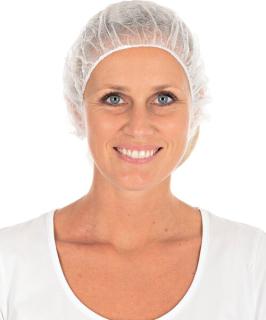 HYGONORM Baretthaube Bettina Light, 600 mm, weiß