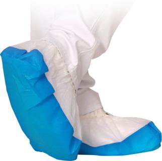 HYGOSTAR PP-Überschuh SAFE mit CPE-Sohle, weiß/blau