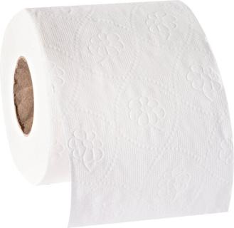 Toilettenpapier Kleinrolle, 2-lagig hochweiß, 9,5 x 11,5 cm