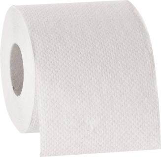 Toilettenpapier Kleinrolle, 2-lagig natur, 9,5 x 11,5 cm, 250 Blatt/Rolle