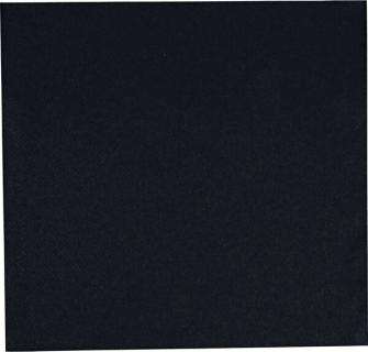 Servietten Eleganza 1-lagig 40 x 40 cm schwarz, 1/4 Falz, Airlaid, FSC-Mix