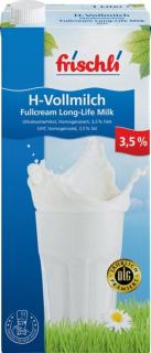 H-Milch, 1 Liter, 3,5% Fett, Schraub verschluss, ultrohocherhitzt