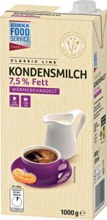 Kondensmilch, 7,5 % Fett, 1000 g teilentrahmt, wärmebehandelt