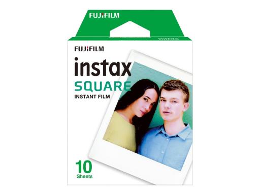 FUJIFILM 1x2 Instax Square Film white frame