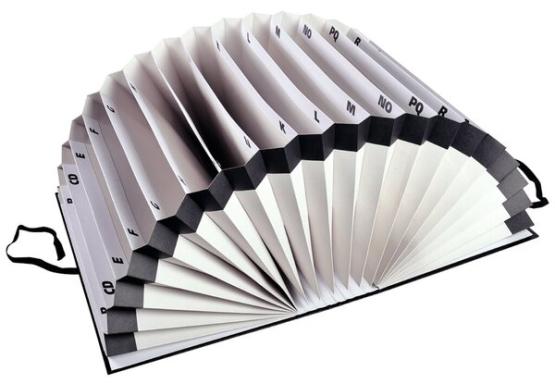 Image Fchermappe_A-Z_A4_schwarz_mit_dehnbarem_img4_4386807.jpg Image