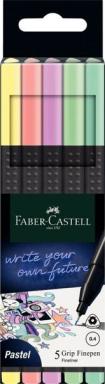 Feinschreiber Finepen, pastell, 0,4 mm, Grip-Zone, Dreikantform,