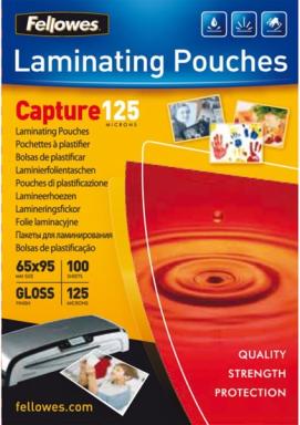 Fellowes Laminierfolie 65x95 mm 125 mic glänzend