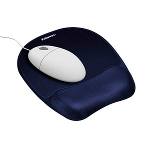 Fellowes Mousepad mit Handgelenkauflage Memory Foam dunkelblau