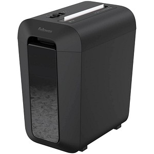 Fellowes Powershred LX65 Aktenvernichter mit Partikelschnitt P-4 4 x 40 mm 10 Blatt schwarz