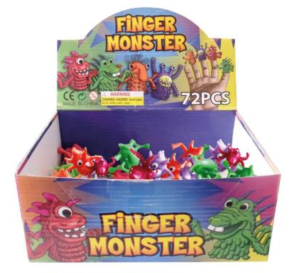 Finger Monster farblich sortiert, Nr: 10089