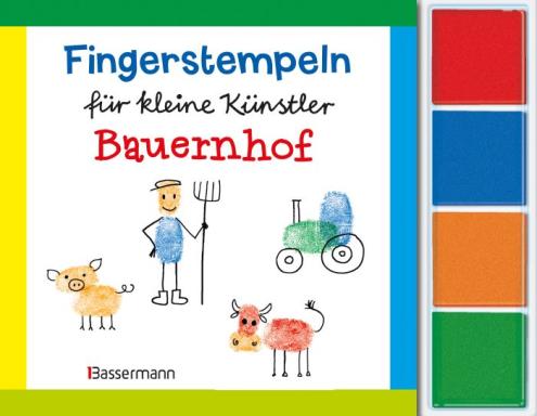 Fingerstempeln Bauernhof-Set, Nr: 674/13436