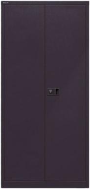 Flügeltürschrank, 4 Fachböden für 5 Orderhöhen, schwarz