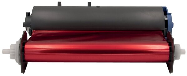 Folienrolle, DIN A4, 223 mm x 120 m, rot, für HAK-100