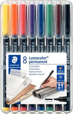 Folienschreiber 1-2,5mm permanent sortiert nachfüllbar