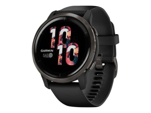 GARMIN Venu 2 Smartwatch, schwarz/schiefergrau