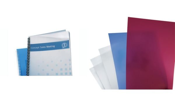 GBC PolyClearView - Bindemappe - A4 (210 x 297 mm) - 350 Mikron - Frosted Clear