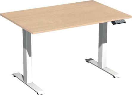 Elevate Plus Elektro-Hubtisch 1200x800x630-1280 buche/weiß
