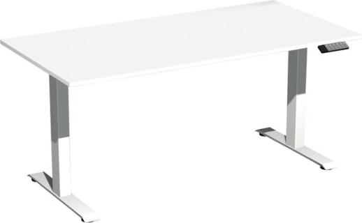 Elevate Plus Elektro-Hubtisch 1600x800x630-1280 weiß/weiß