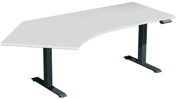 Elevate Plus Elektro-Hubtisch 2166x1130x630-1280 lichtgrau/anthrazit